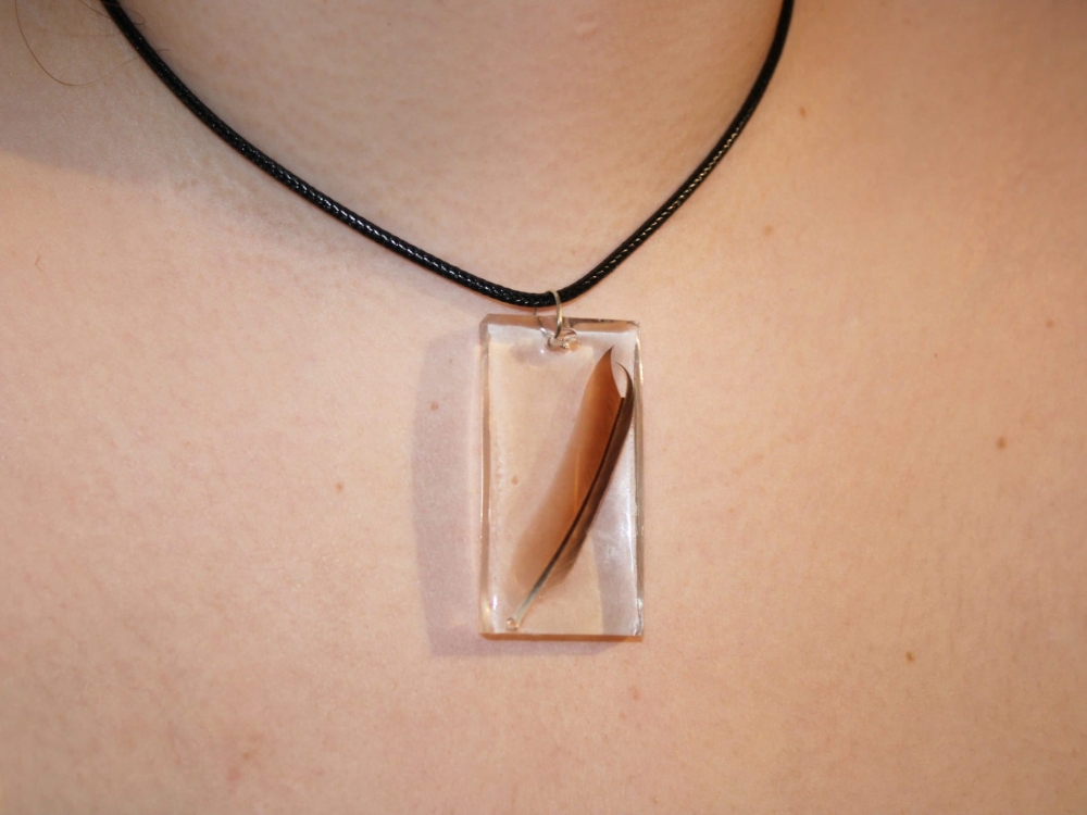 Ketting met vacht of veer